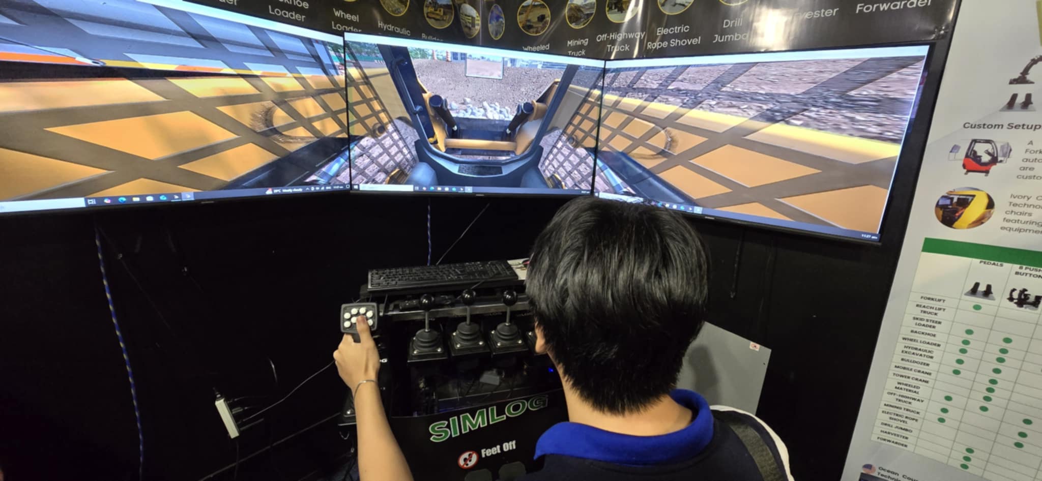 Students interacting with Hytech Power’s control systems